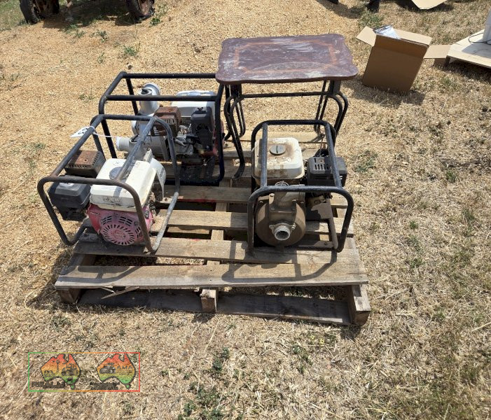 Pallet with 3x Petrol Water Pumps - photo 5