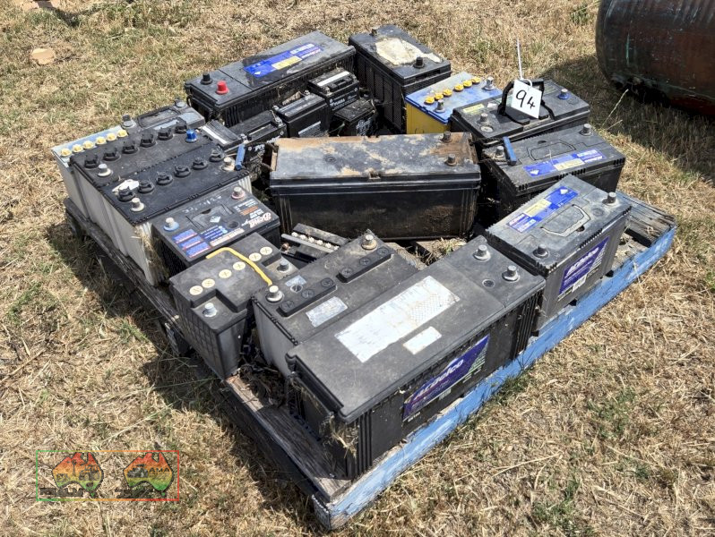 Pallet of Used Batteries