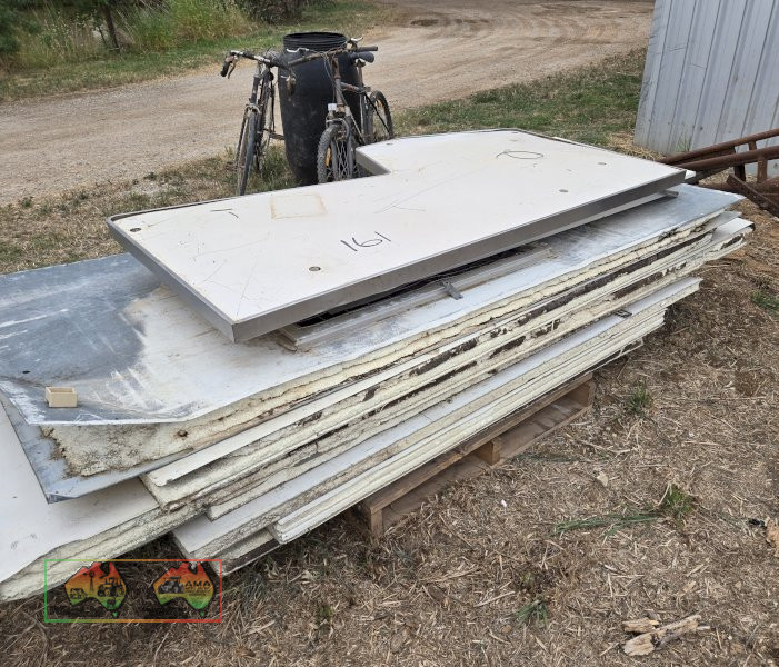 Assorted Coolroom Panels (2 Piles)