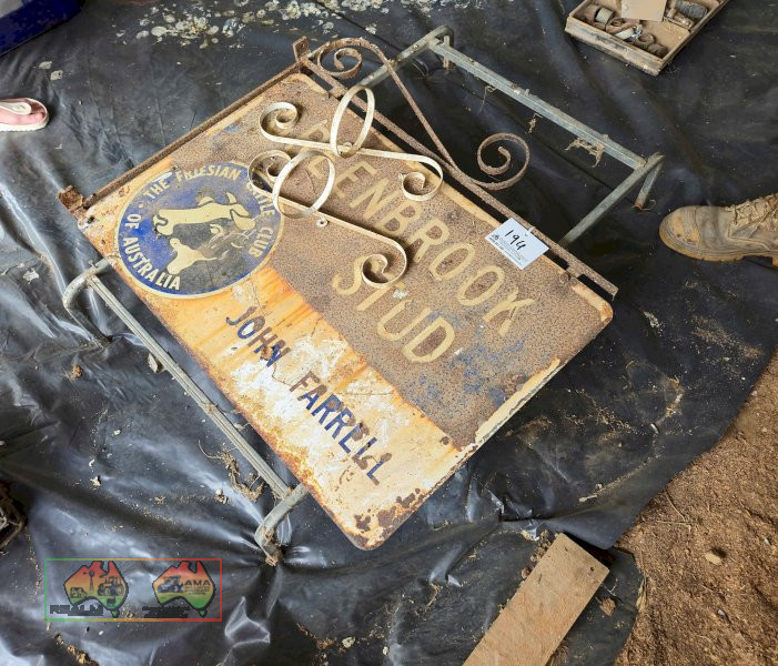 Dog Bed Frame & Farm Sign - photo 2