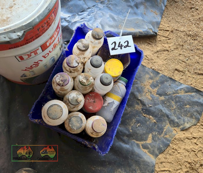Bottles of Assorted Screws & Nails