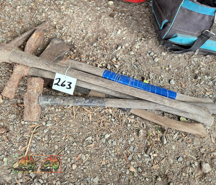 Sledge Hammer, Pick, Maddock & Axe