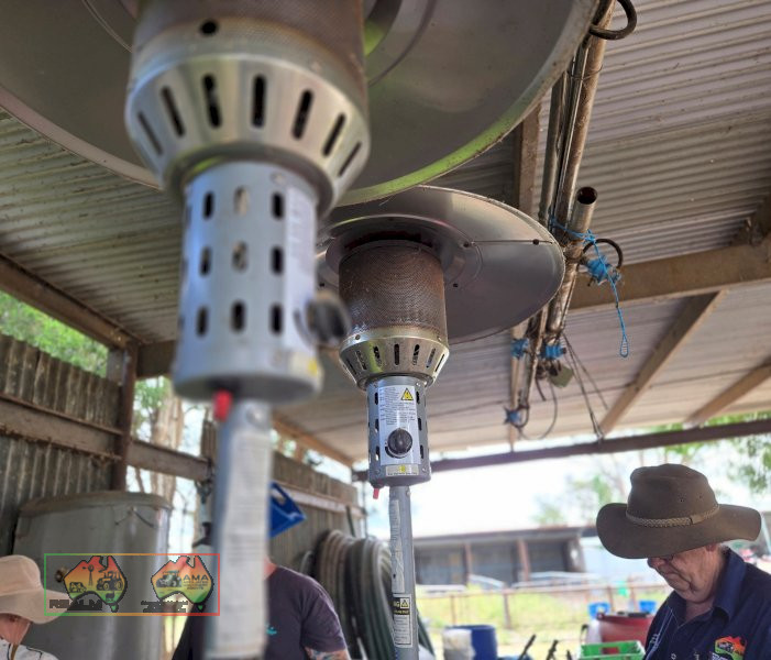 2x Patio Gas Heaters