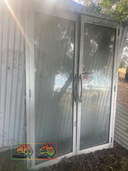 Aluminium Glass Doors (1620 Wide x 2300 High) - photo 2