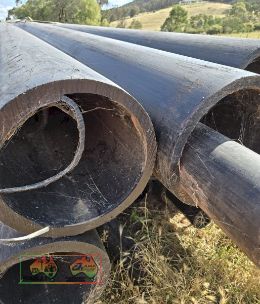 12m x 340mm Black Poly Irrig. Pipe - photo 3