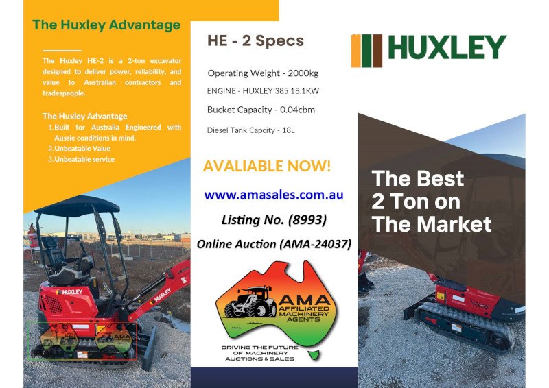 New Huxley HE-2 Excavator - photo 5