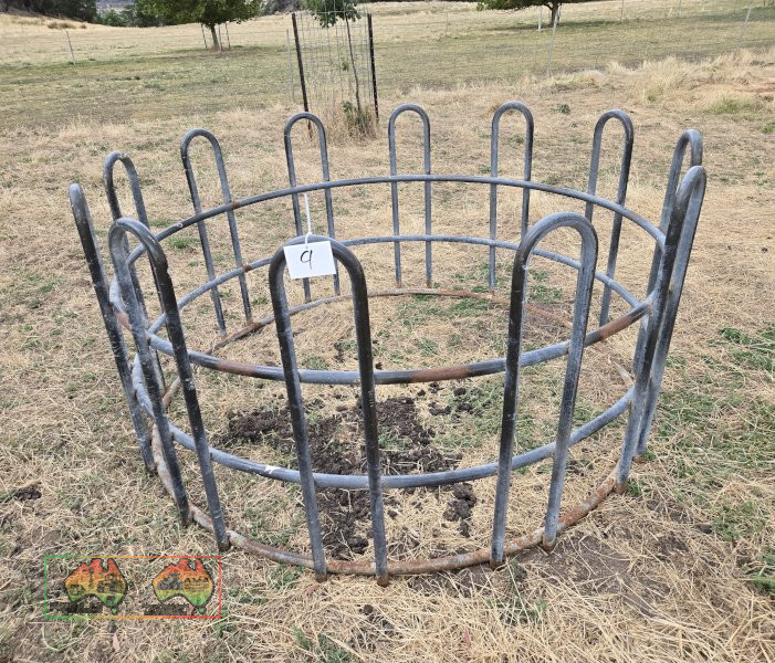 Galv. Hay Ring ~ Some surface rust