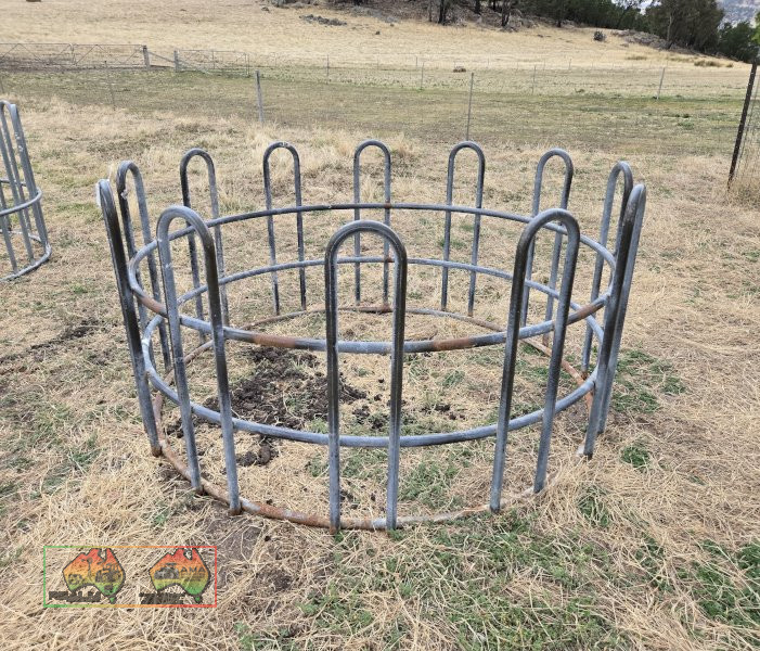 Galv. Hay Ring ~ Some surface rust - photo 2