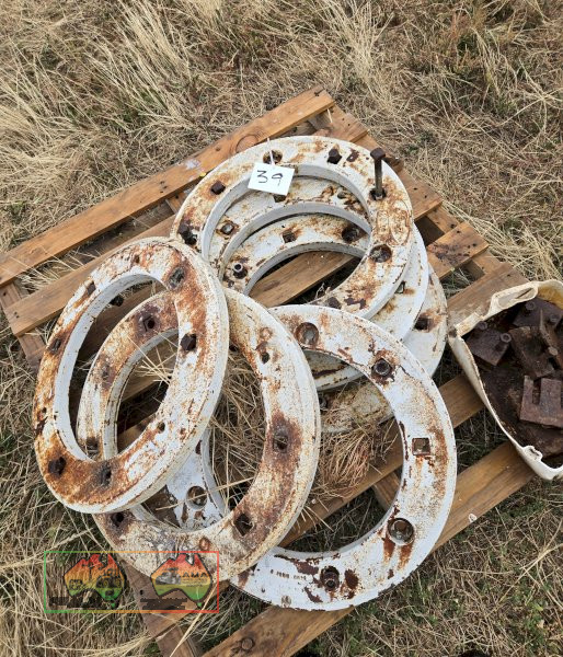 6x Ford Tractor 39Kg Wheel Weights - photo 3
