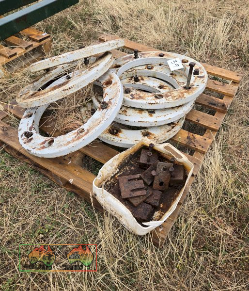 6x Ford Tractor 39Kg Wheel Weights - photo 2