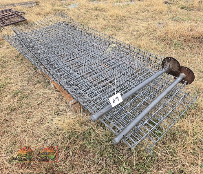 7x Mesh Fence Panels