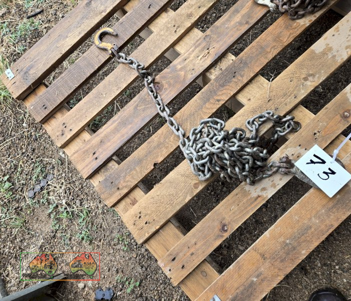 8mm x 5m Galv. Drag Chain with Hook & Eye - photo 3