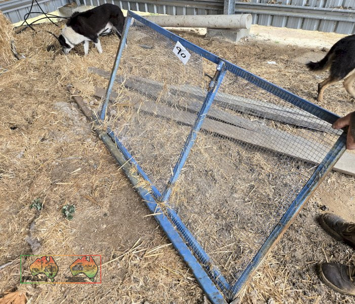 Steel Frame Gate (1.65x860) on Post - photo 2