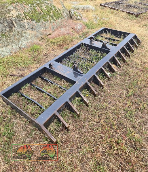 H/Duty Burder Root Rake 2.4m Euro Hitch - photo 2