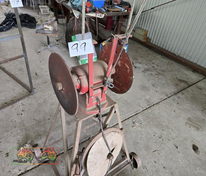 Sunbeam Double-end Grinder on Trolley