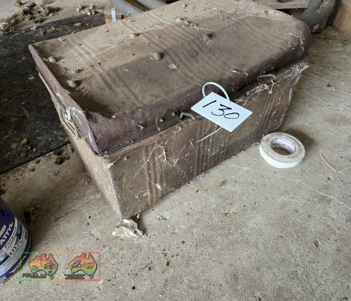 Tin Chest with Assorted Pipe Fittings - photo 6