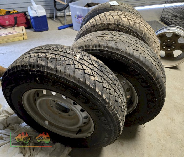 4x D-Max 4x4 Rims & Tyres