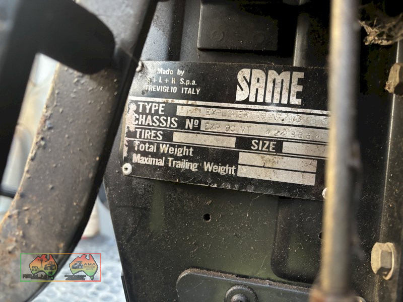 2000 Same Explorer 2-90 FEL Tractor - photo 20