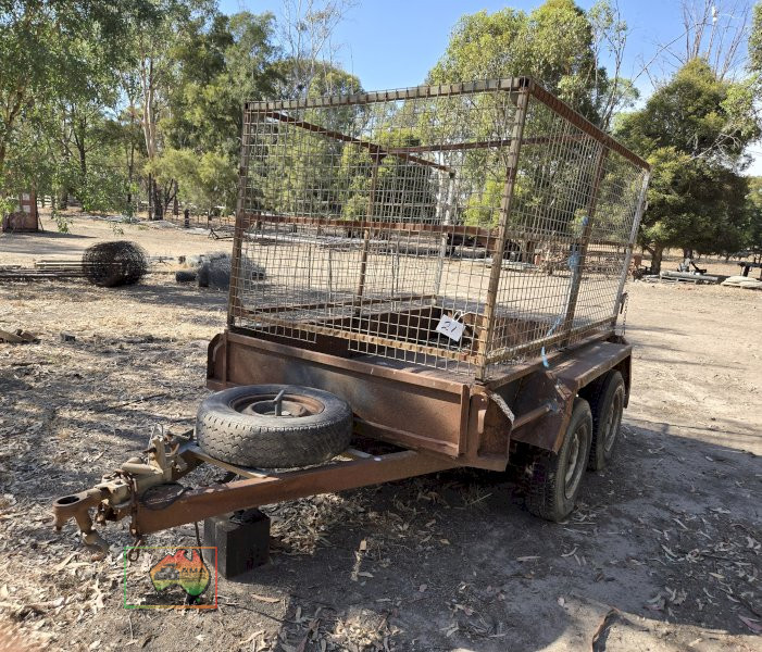 2001 LDK Tandem Trailer with Crate