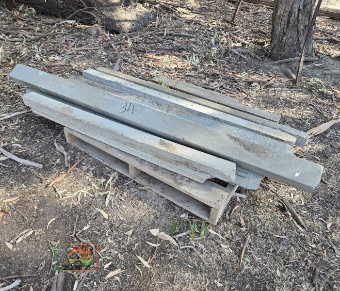 8x Concrete Fence Posts - photo 2