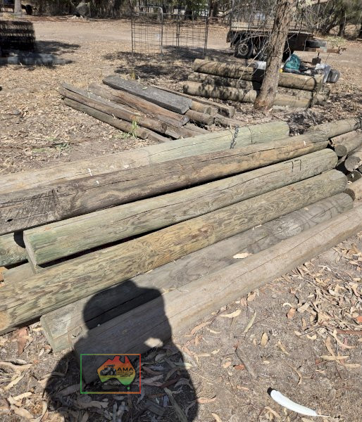 16x 6" Pine Fence Posts - photo 2