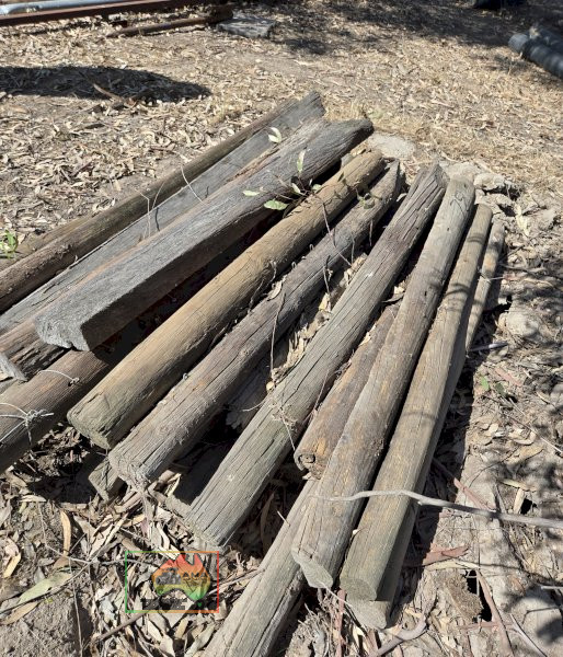 Various Timber Fence Posts