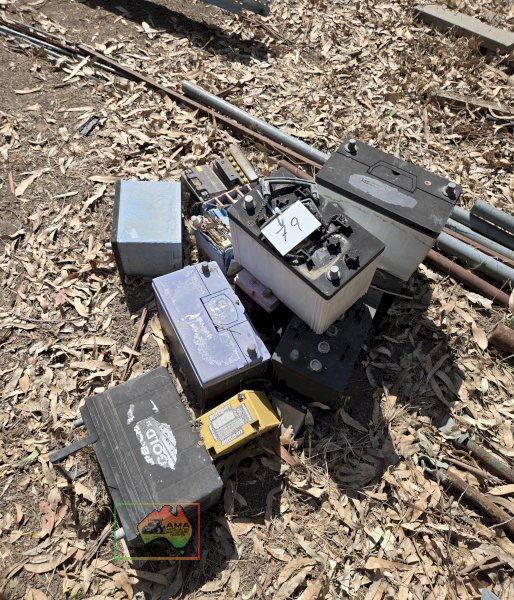 Assorted Used Batteries
