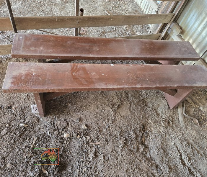 2x 6ft Timber Bench Seats - photo 3