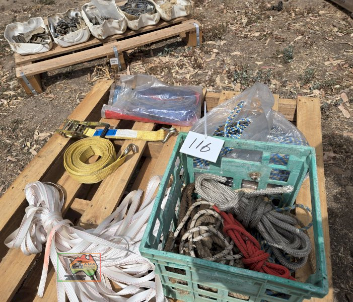 Assorted Ropes, Tie-downs & Straps. - photo 2