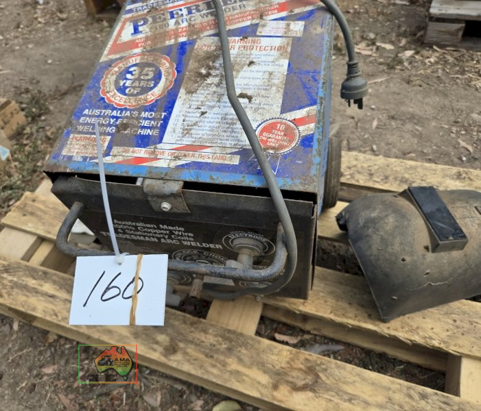 Peerless 180 Welder with Rods & Helmet