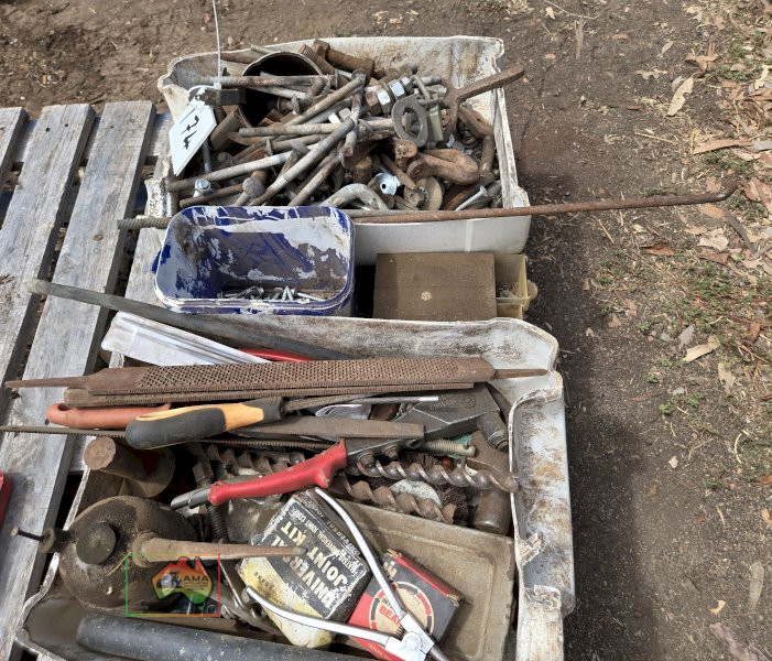 Assorted Nuts, bolts & W/shop Tools. - photo 3