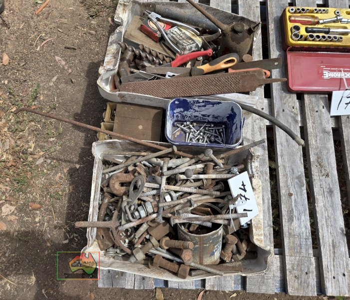 Assorted Nuts, bolts & W/shop Tools. - photo 4