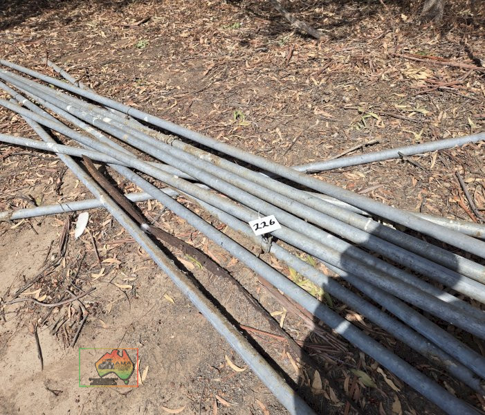 11x 6m Lengths of Galv. Pipe