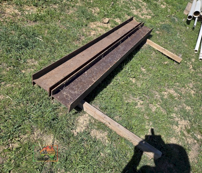 2x H/duty I-Beam 200x130x2.37m