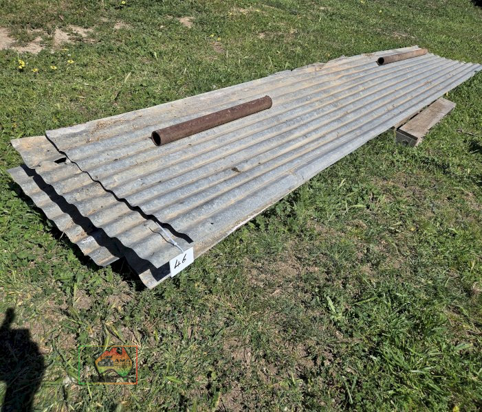 4x 16ft Used Corrugated Roofing Iron