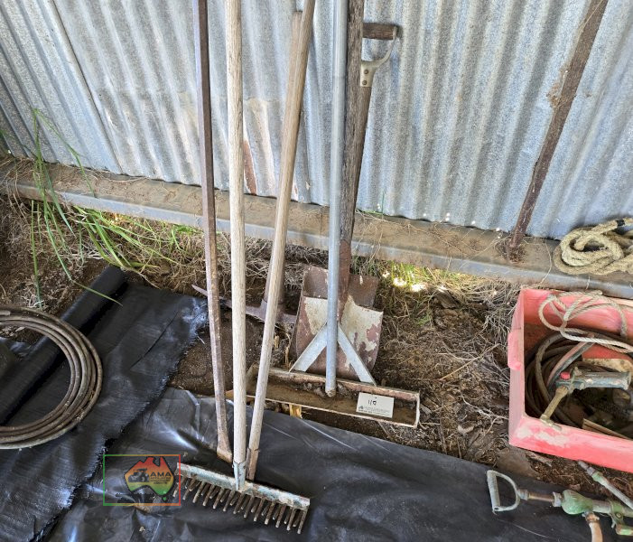 Assorted Garden Tools & Crowbar