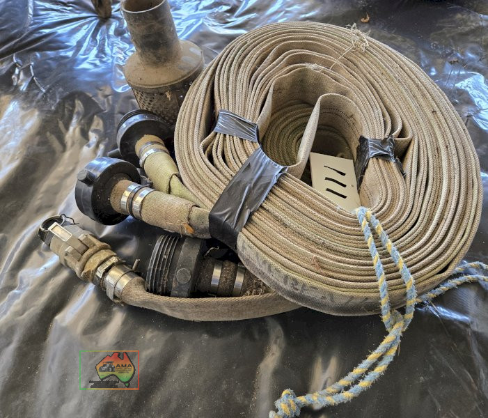 3x Lay-flat Fire Fighter Hoses