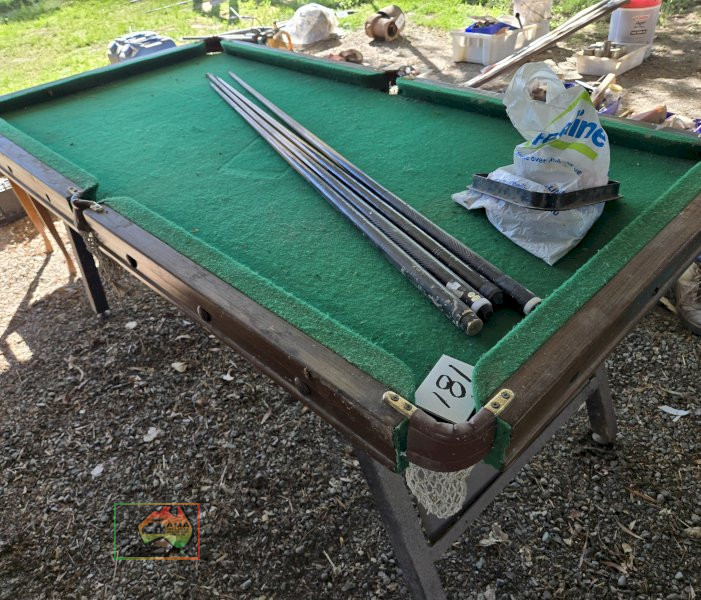 Kids 6x3 Pool Table with Balls & Cues