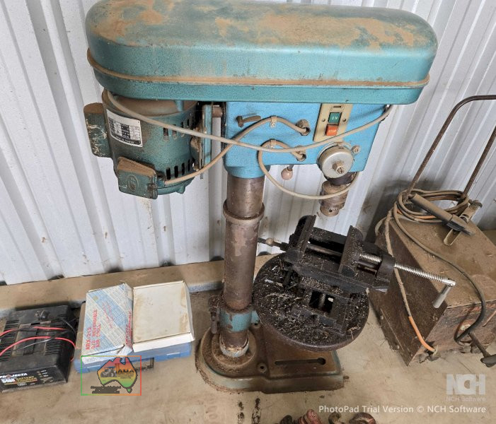 Pedestal Drill & Vice