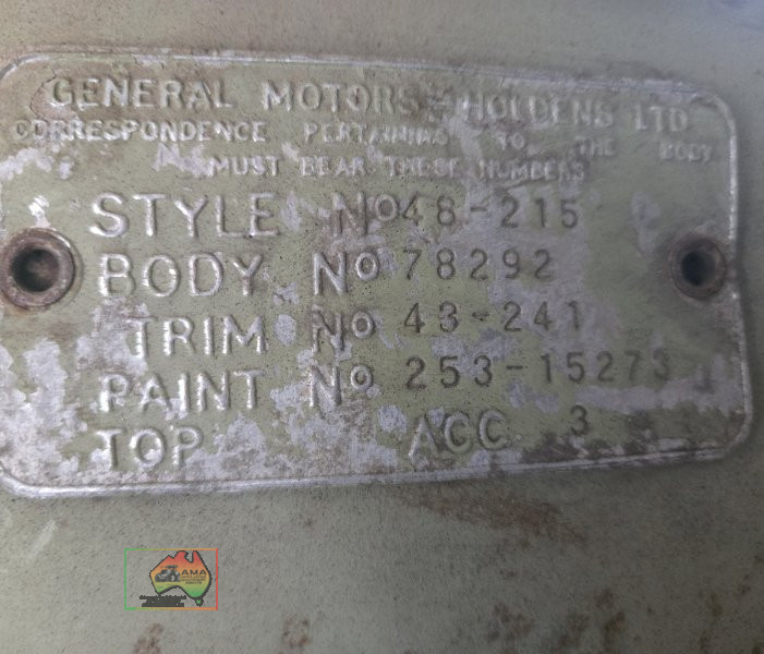 Original March 1953 Holden FX Sedan 48-215 - photo 23