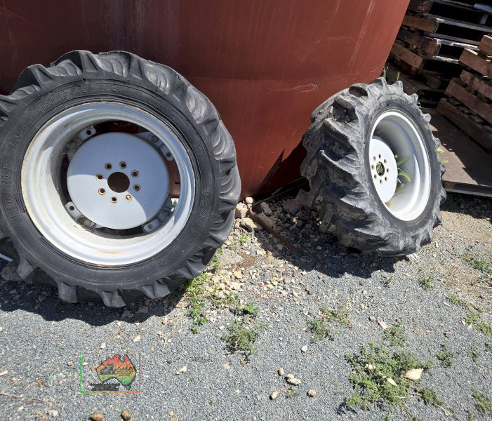 2x Front Tractor Rims & Tyres