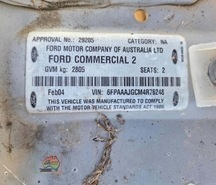 2004 BA Ford RTV 1 Tonne Ute - photo 15