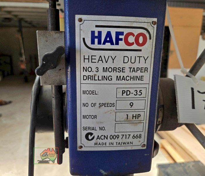 Hafco H/duty 9sp Pedestal Drill Press - photo 5