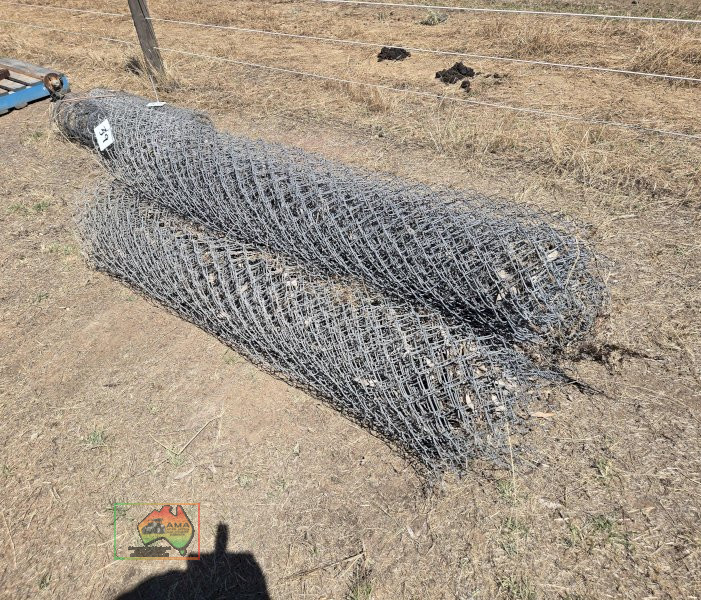 3x Used Rolls of 600mm Chain Mesh - photo 2