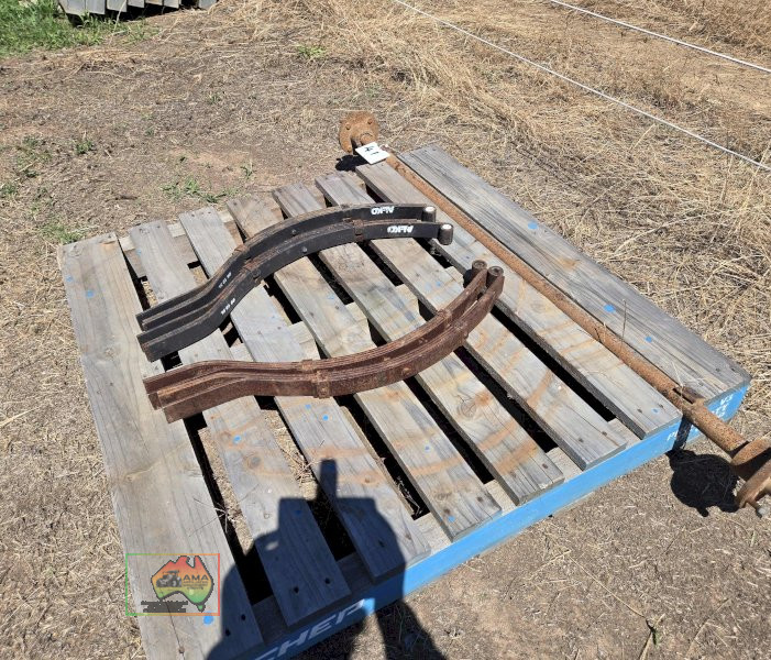 Trailer Axle & 2 Pairs of Leaf Spring Sets - photo 2