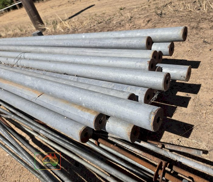 19x 2.9m Fence End Assembly Top Rails