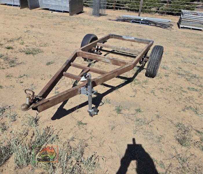 Trailer Frame with Wheels