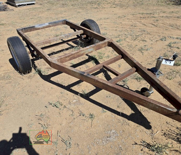 Trailer Frame with Wheels - photo 3