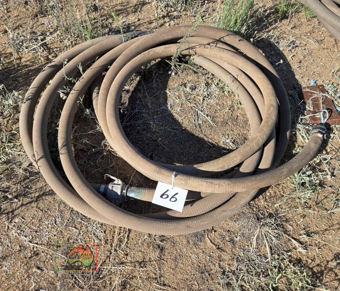 2x Pump Suction Hoses with Cam-Locks