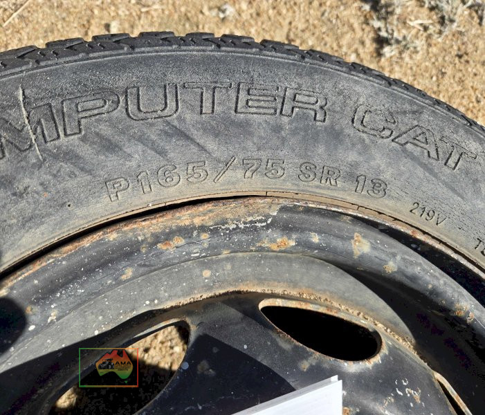 4 stud 11R22.5 Trailer Rim & Tyre - photo 2